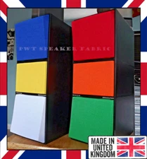 UK PREMIUM SPEAKER FABRIC / ACOUSTIC CLOTH / GRILLS / CABINET - VARIOUS COLOURS