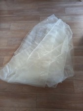 Deko Stoff ORGANZA Farbe Creme 1,40 x 5m