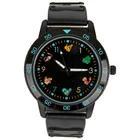 Pokemon Character Symbols For Numbers Watch with Adjustable Strap Black