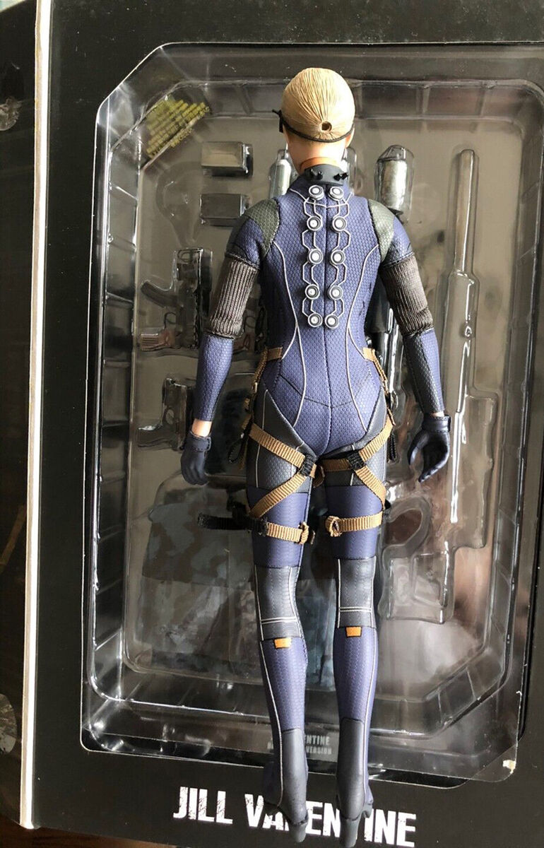 Resident Evil 5 Hot Toys Video Game Masterpiece Figura coleccionable a  escala 1/6, traje de batalla de Jill Valentine