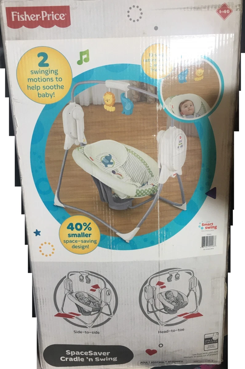 Fisher price space saver cradle n swing 2025