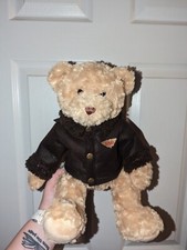 FAO Schwarz Aviator Teddy Bear with Flight Bomber Jacket Toys R Us Plush