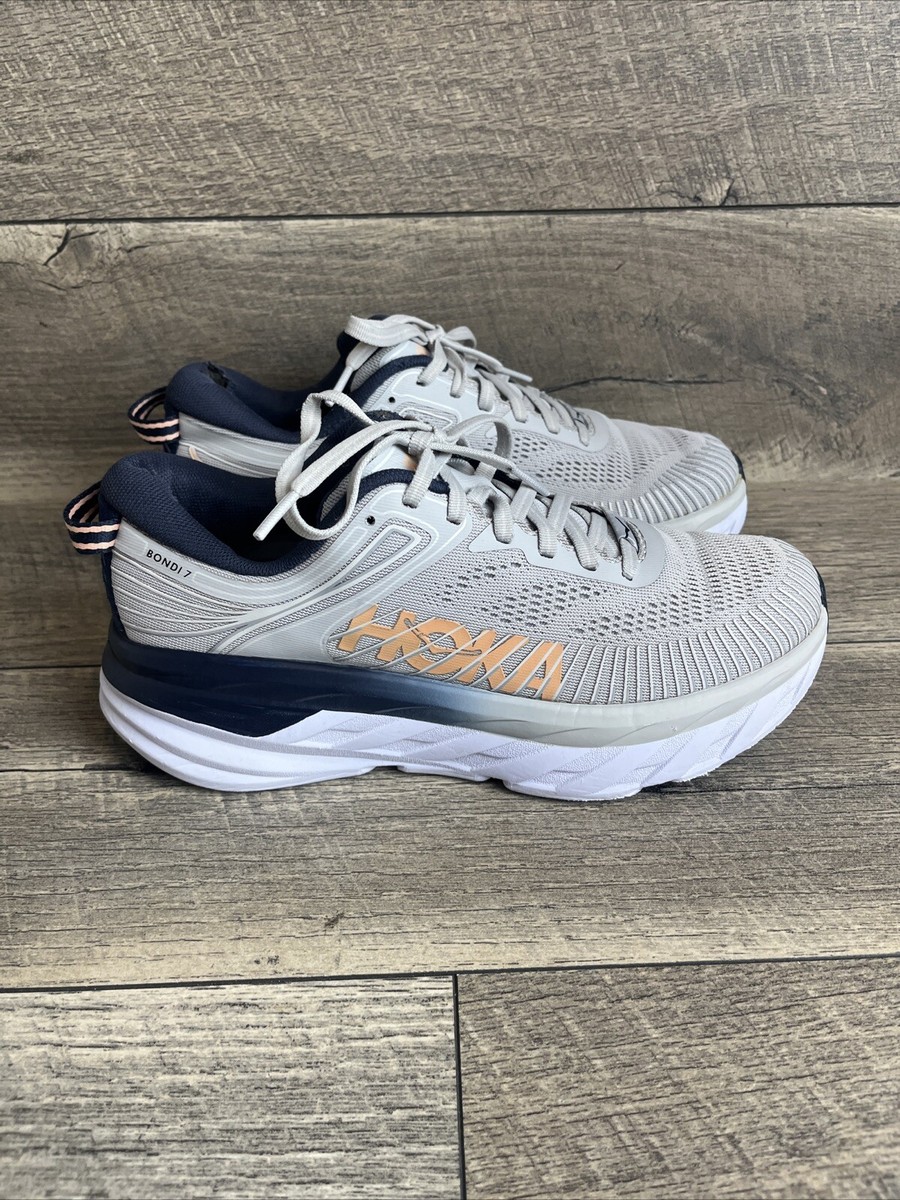 Running Shoes Hoka One One Bondi Grey Sepatu Lari Hoka One One
