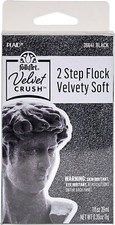 FolkArt Velvet Crush 2 Step Flock Velvety Soft  Black  36641