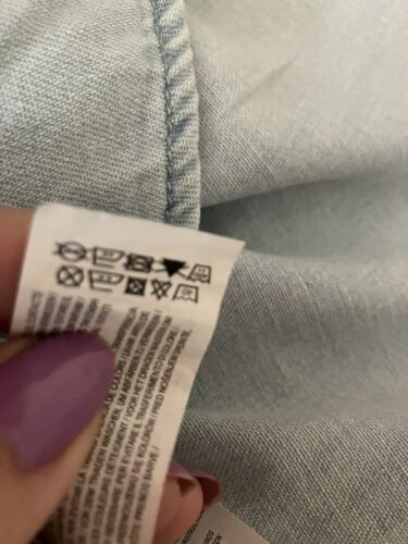 Denim Co NEW TAGS Sz 18 Pale Denim,100% Cotton,Strappy Top - Picture 13 of 14