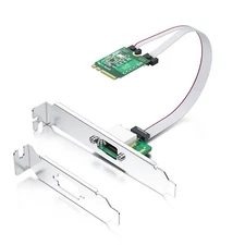 M.2 A+E Key 2.5G Gigabit Ethernet Network Card, 18-cm cable length