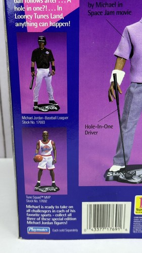 Michael Jordan Space Jam Mae Time Modellino Nuovo in scatola Vintage Autentica All Galaxy - Foto 15 di 24
