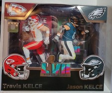 MCFARLANE TRAVIS & JASON KELCE DUAL SUPER BOWL FREE SHIPPING LEGACY SERIES 25