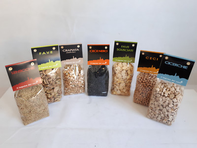 Foul Von Sassi Cece Crapiata-Black-Chick-Beans-Lentils-Chickling Tüte KG0, 500