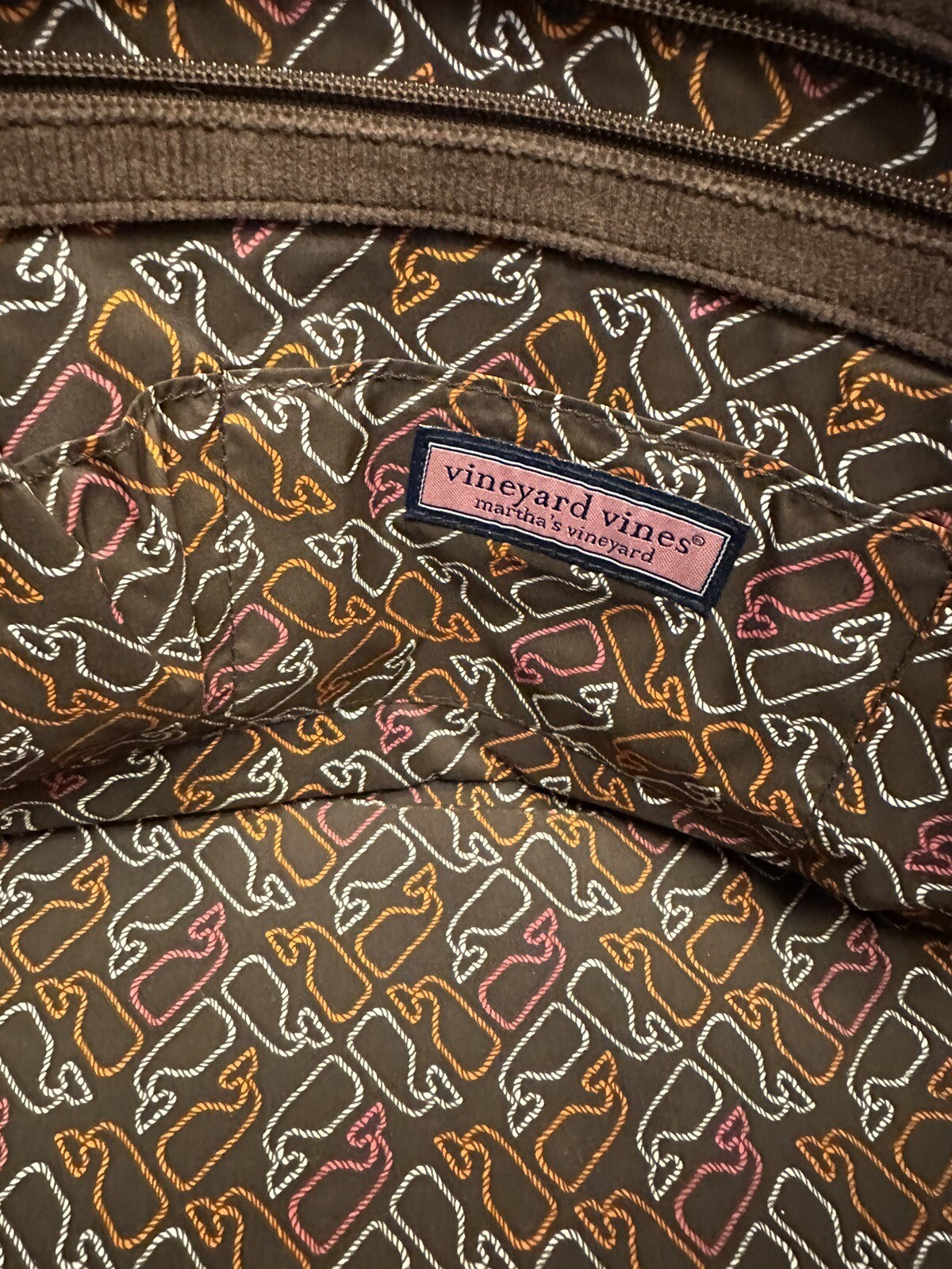 Vineyard Vines Large Corduroy Patchwork Multi Col… - image 8