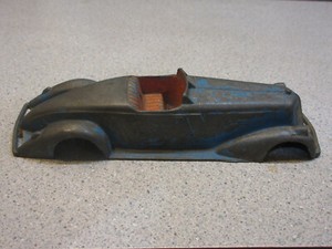 Antique Vintage 30s 40s Tootsietoy 2 Door Convertible Coupe 6 Die Cast Toy Car Ebay