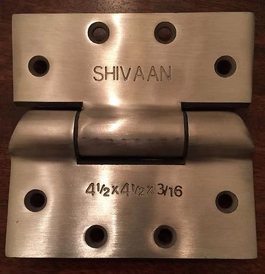 ASHWANI MANUFACTURING LLC SECURITY STAINLESS STEEL CONCEALED HINGE FOR DETENTION / PRISON INDUSTRY