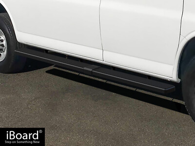 APS Premium 5'' Black Side Steps Fit 03-26 Chevy Express GMC Savana