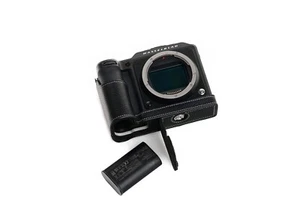 Genuine Real Leather Half Camera Case Bag Cover for Hasselblad X2D II 100C