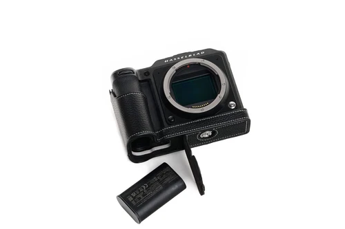 Genuine Real Leather Half Camera Case Bag Cover for Hasselblad X2D 100C