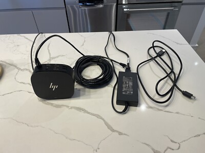 HP HSN-IX02 L75125-001 USB-C Dock G5 Universal Docking Station W/120W AC Adapter