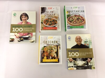 Cookery Books,  150-vegetarian, Chicken, Slow Cooker Recipes, Stir Fry & Curries
