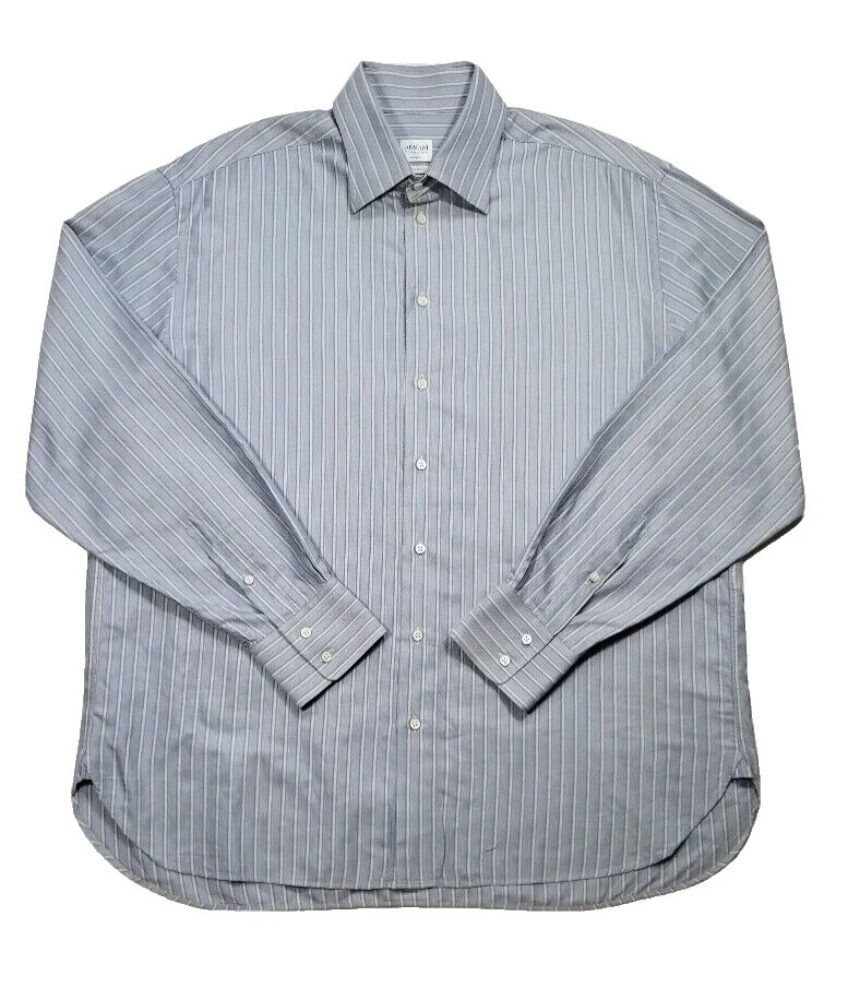 Camisas Sociais Armani Collezioni Multicolorido para Homens