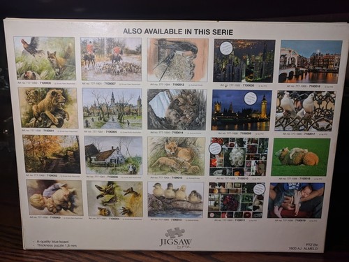 Rien Poortvliet Dutch Artist Mother Fox with Two Welps Jigsaw Puzzle PTZ 1000pc - Picture 6 of 8