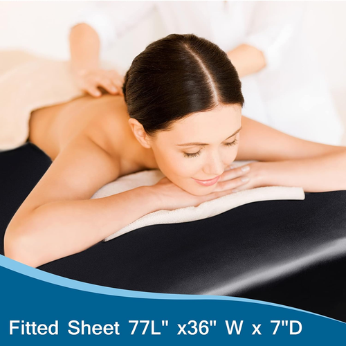 Massage Table Cover, Silky Massage Table Sheets, Reusable Spa Bed Sheets Salon T - Picture 5 of 12