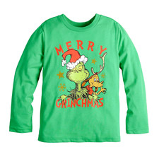 The Grinch Shirt Christmas Holiday 4 5 6 7 8 10 12 Boy Kids Girl T Tee Holiday