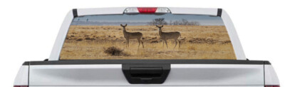 Deer Rear Window Perf Decal Graphic for Truck SUV | eBay