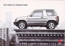 Official Mitsubishi Shogun Pinin Promotional Postcard
