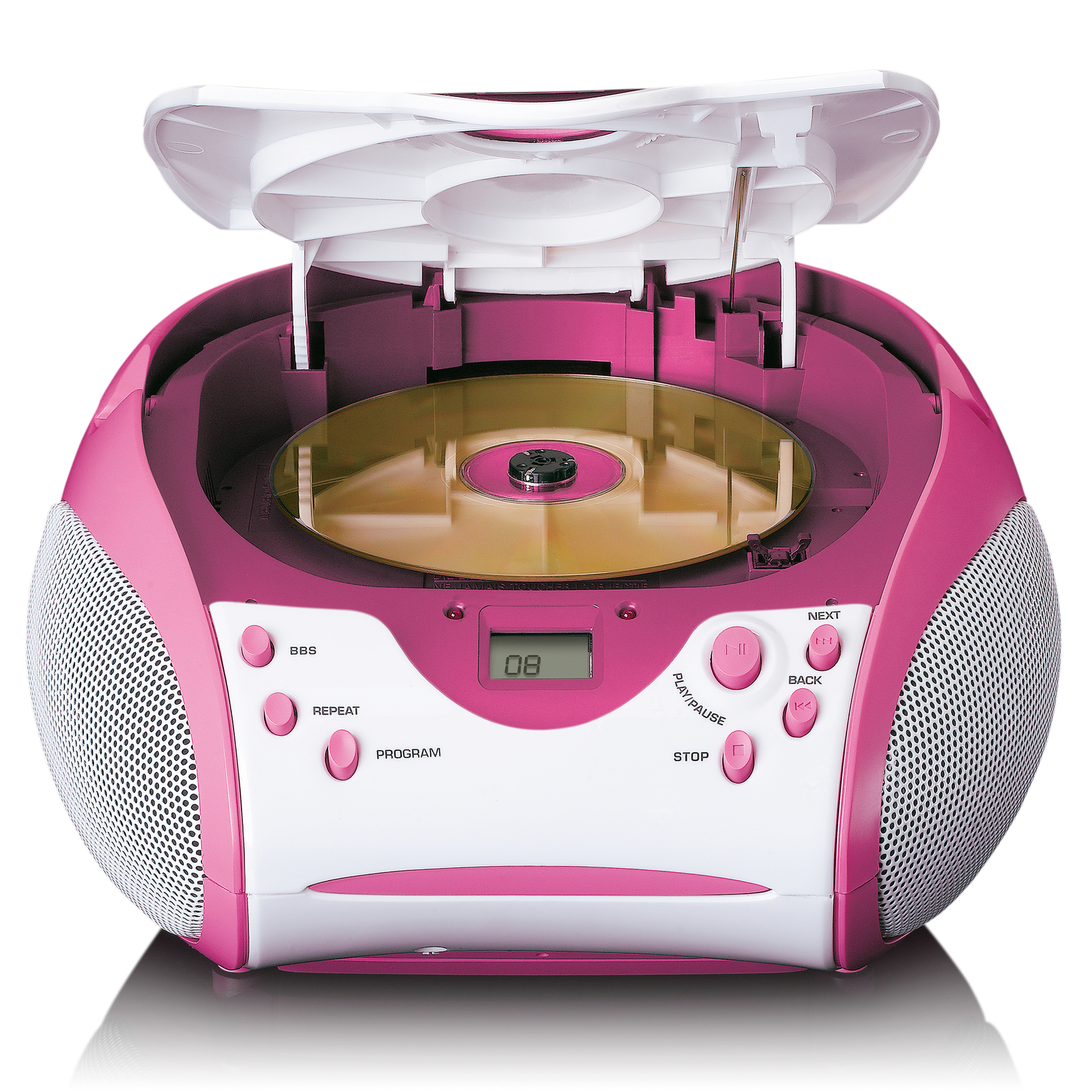 Thumbnail - Lenco Scd-24pk Kids - Tragbares Fm-radio/cd-player - Kopfhöreranschluß