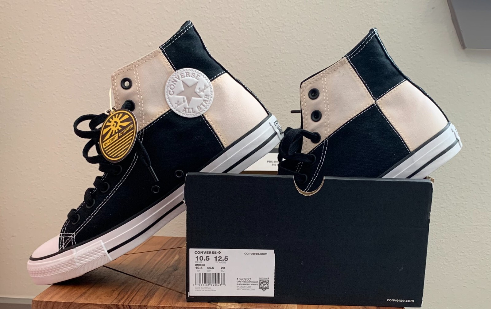 Converse Chuck Taylor All Star High Top UV Black/Magenta Men US 10.5, EU  44.5 | eBay