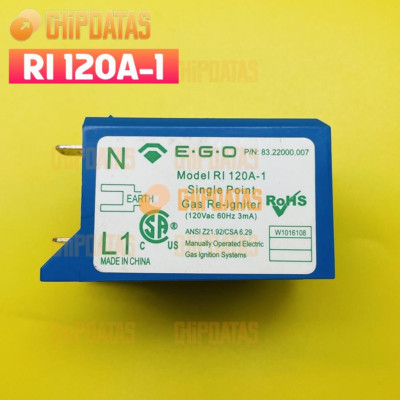 1PCS Blue Single Point Gas Re-Igniter RI 120A-1 for Vulcan Hart P/N83.22000.00