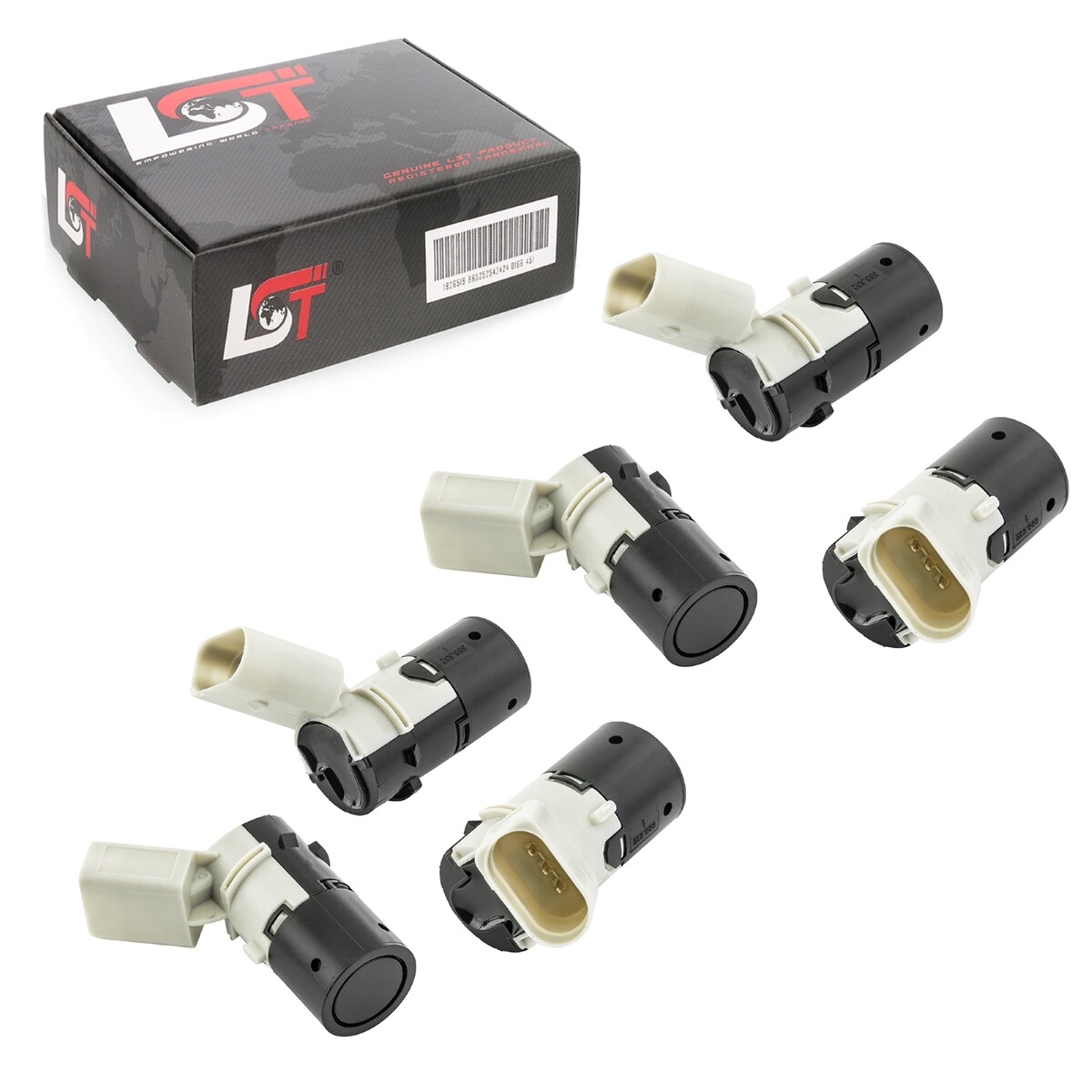 6x PDC Sensor Parking Aid Front Rear for Audi A4 B7