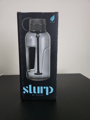 Portable Plastic Hookah Bottle Water Pipe - Black Smoking Bong with Filter 