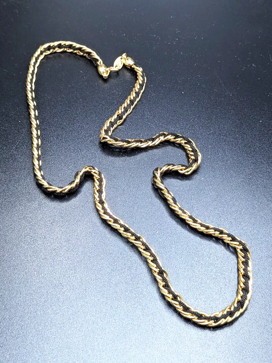 Trifari tm gold chain cheap necklace