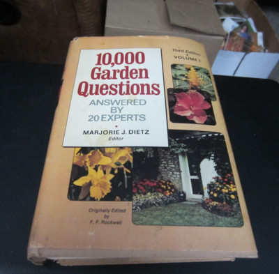 10,000 Garden Questions Answered by 20 Experts - 3rd Edition (Hardcover, 1974)