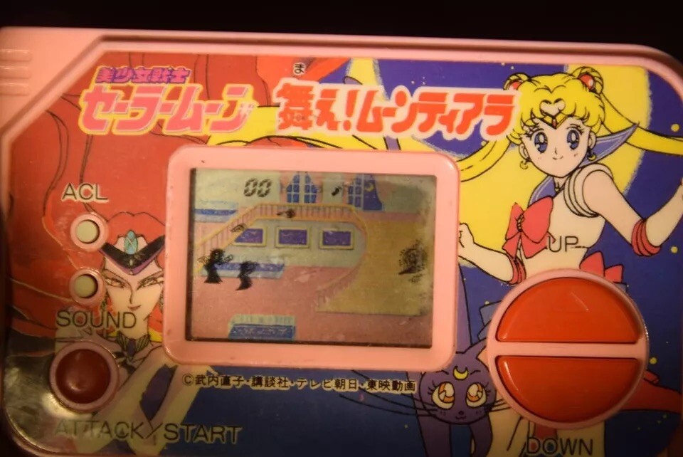 RARE Authentic Sailor Moon LSI Handheld Game Retro Bandai 1990s 