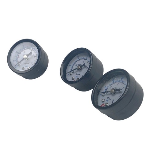 0-30/70/140 PSI Air Compressor Pressure Gauge 40mm Face Axial Mount G1/8" - Picture 3 of 16