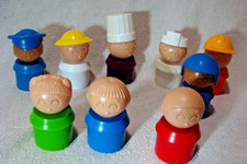 NINE Vintage TUPPERWARE Tuppertoys Assorted LOT 9 Figurines Lot 2 P6