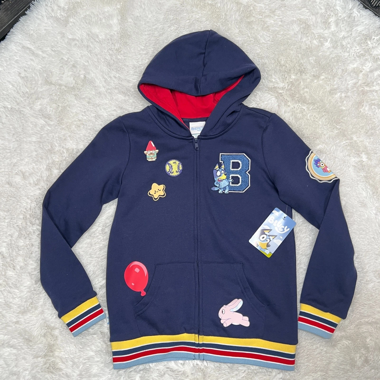 BLUEY HEELER ICONS YOUTH HOODIE BOXLUNCH BINGO, BANDIT
