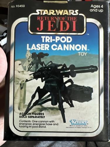 Vintage 1982 Kenner Star Wars Return of The Jedi Tri Pod Laser Cannon 93450