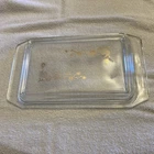 LID ONLY Vintage Pyrex Gold Pine Cone Space Saver Casserole 1960s 550c