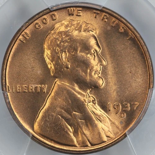 1937-D PCGS MS65RD Lincoln Cent 50650110