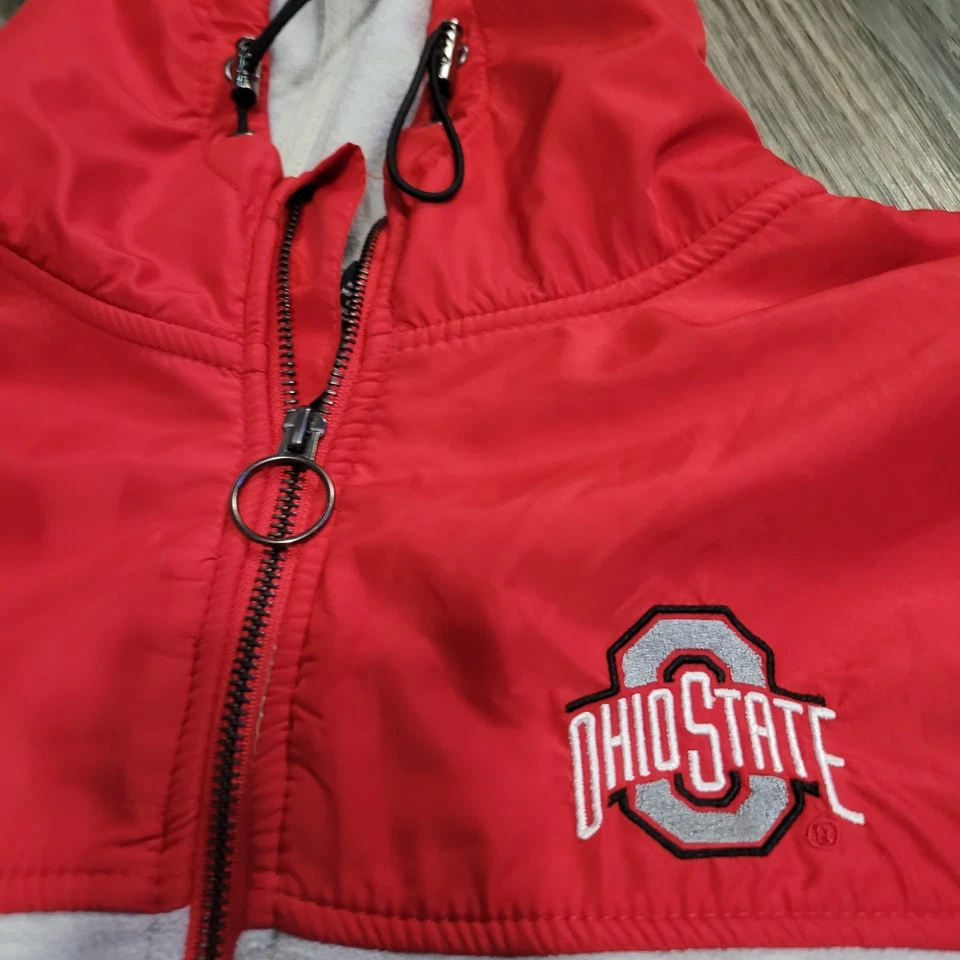 Ohio State Buckeyes Sudadera con Capucha Para Hombres XXL Cremallera Completa Chaqueta NCAA Fútbol Foto 3 de 4