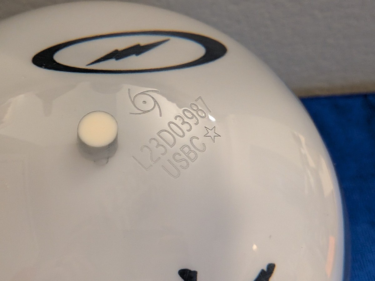 15lb Storm Clear Belmo White Spare Bowling Ball NIB Undrilled Rare