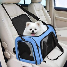 Portable And Breathable Small Dog Cat Pet Travel Bag For Carrying On The Go In