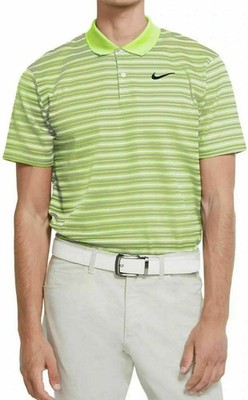 Nike Dri-FIT Victory Striped Men's Golf Polo Light Lemon Twist Sz 2XL BV0363-736