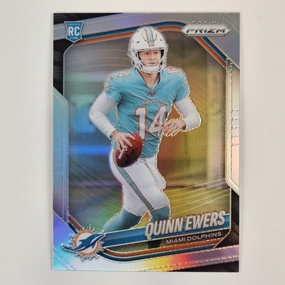 2025 Panini Prizm Rookies Quinn Ewers Silver Prizm #307 RC Dolphins QB