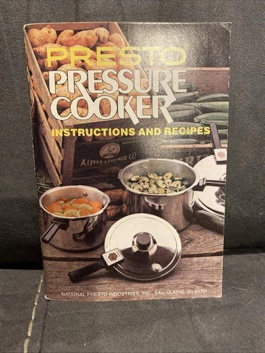 Vintage Presto Pressure Cooker Instructions and Recipes Booklet Cookbook 1977