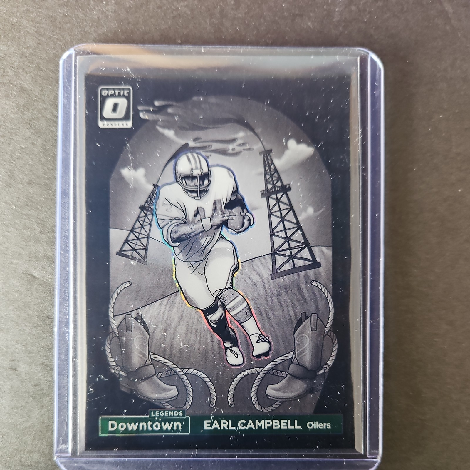 2024 Donruss Optic Earl Campbell Downtown Legends Black Pandora 13/25 #3