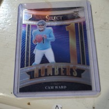 Panini 2025 Select Cam Ward Select Numbers Rookie Titans Football #24