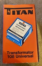 Modelleisenbahn, Titan,Transformator 108 Universal Leistung 60 VA, 4 Amp.